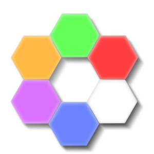 Quantum Touch™ Color Hexagonal LED Wall Lamps